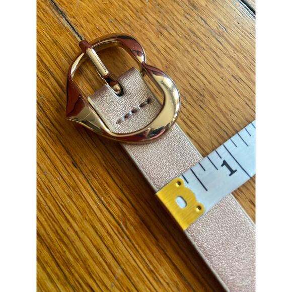 GAP Skinny Metallic Rose Gold Belt sz XL - Picture 7 of 10